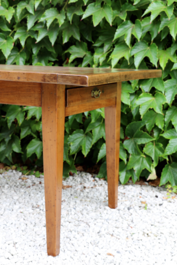 French Cherrywood dining table